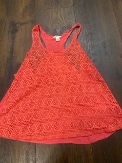 Women’s coral tank shirt size medium by bozzolo #12