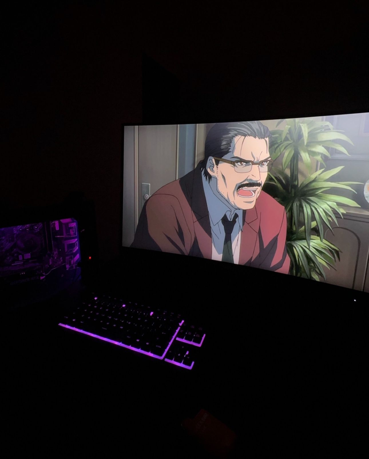 entire gaming setup