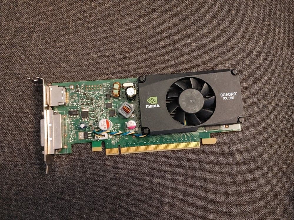 NVIDIA Quadro FX 380 256MB GDDR3 SDRAM PCI Express 128-bit Video Graphic Card