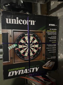 Unicorn Dynasty Dartboard Cabinet Set