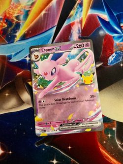 Pokemon Espeon ex #070/128 ME: 30th Celebration card