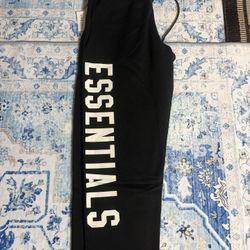 Black Essentials Pants 