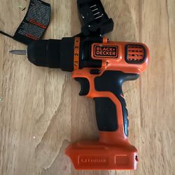 Black and decker drill and charger