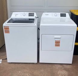 Large capacity, washer, and electric dryer