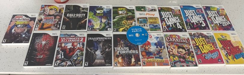 Wii Games all tested and working
