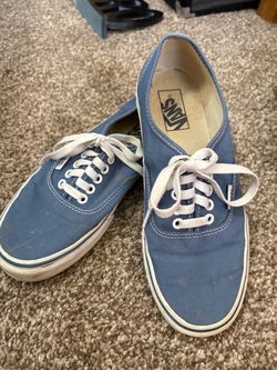 Blue canvas Vans Authentic low-top sneakers Men 8 Women’s 9.5