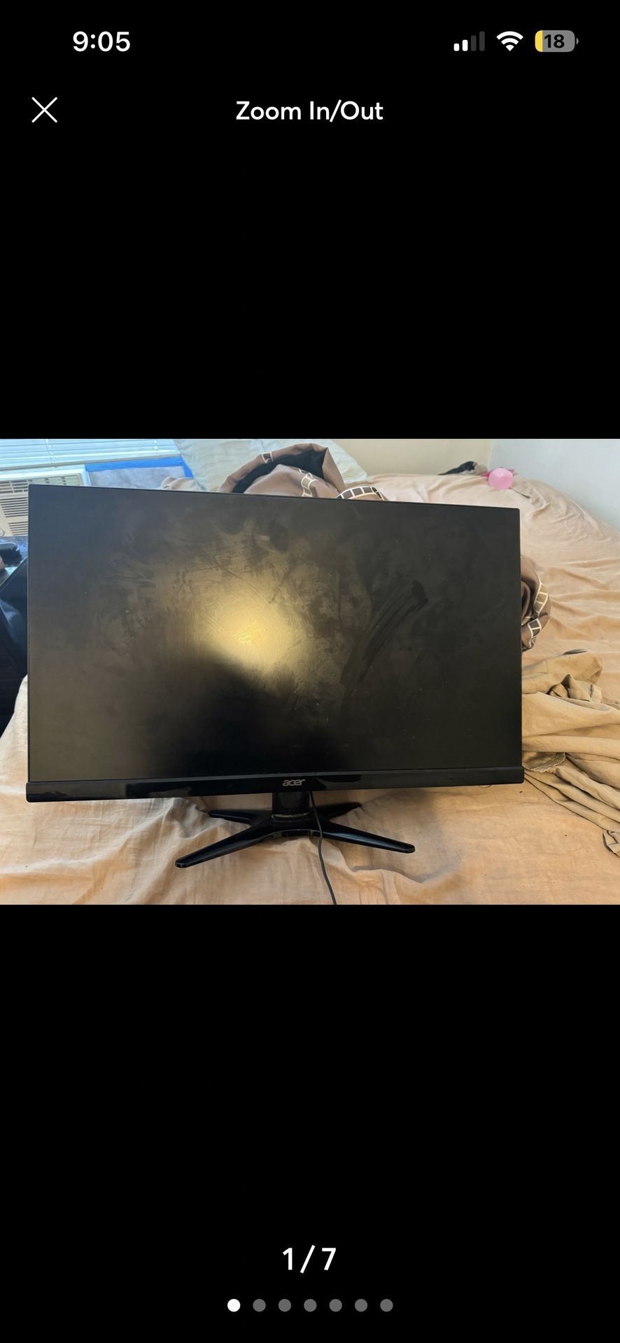 Acer G276HL kbix 27inch Monitor