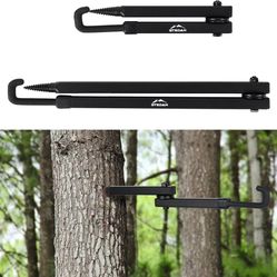 Stedan 2 Pack Tree Stand Bow Hanger 13 Inches, 23 Inches Bow Hooks for Hunting Folding Bow Holder