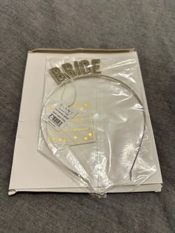 Brand New Silver Bride Headband