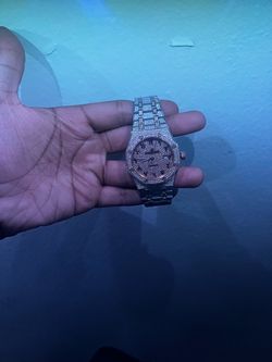 AP Rose Gold Iced Out