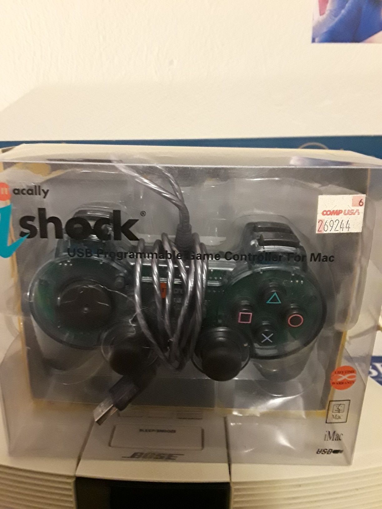 Macally Ishock Wired Game Pad Mac / PC Game Controller