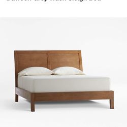 Crate And Barrel Dawson  Queen Bed Frame 