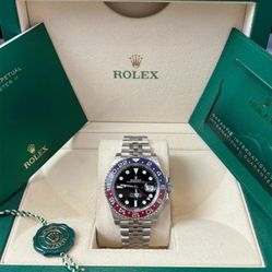 Rolex GMT-Master II Men's Black Watch - 126710BLRO 