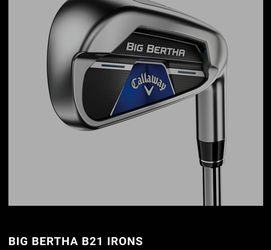 Callaway Big Bertha B21 irons. 5 - AW