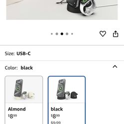 2 in 1 Charging Station for iPhone&Apple Watch,15w Charging Stand,Silicone Charging Dock Holder for iPhone16/15/Pro/Mini/Pro Max/Samsung/Android,iWatc