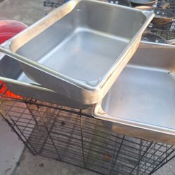 Sauteing skillets and steam table pans