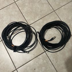 XLR microphone cables