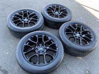 22" brand new oem chevy tahoe wheels and bridgestone tires oem factory 6 lug 2026