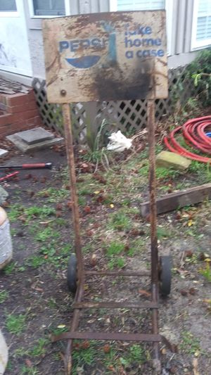 Photo OLD PESPI HAND TRUCK
