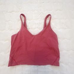 Lululemon Align Tank Top light Support – Desert Red Size 6