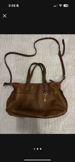 Fossil Brown Leather Bag