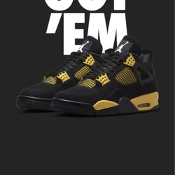 Jordan 4 Thunder Size 9 