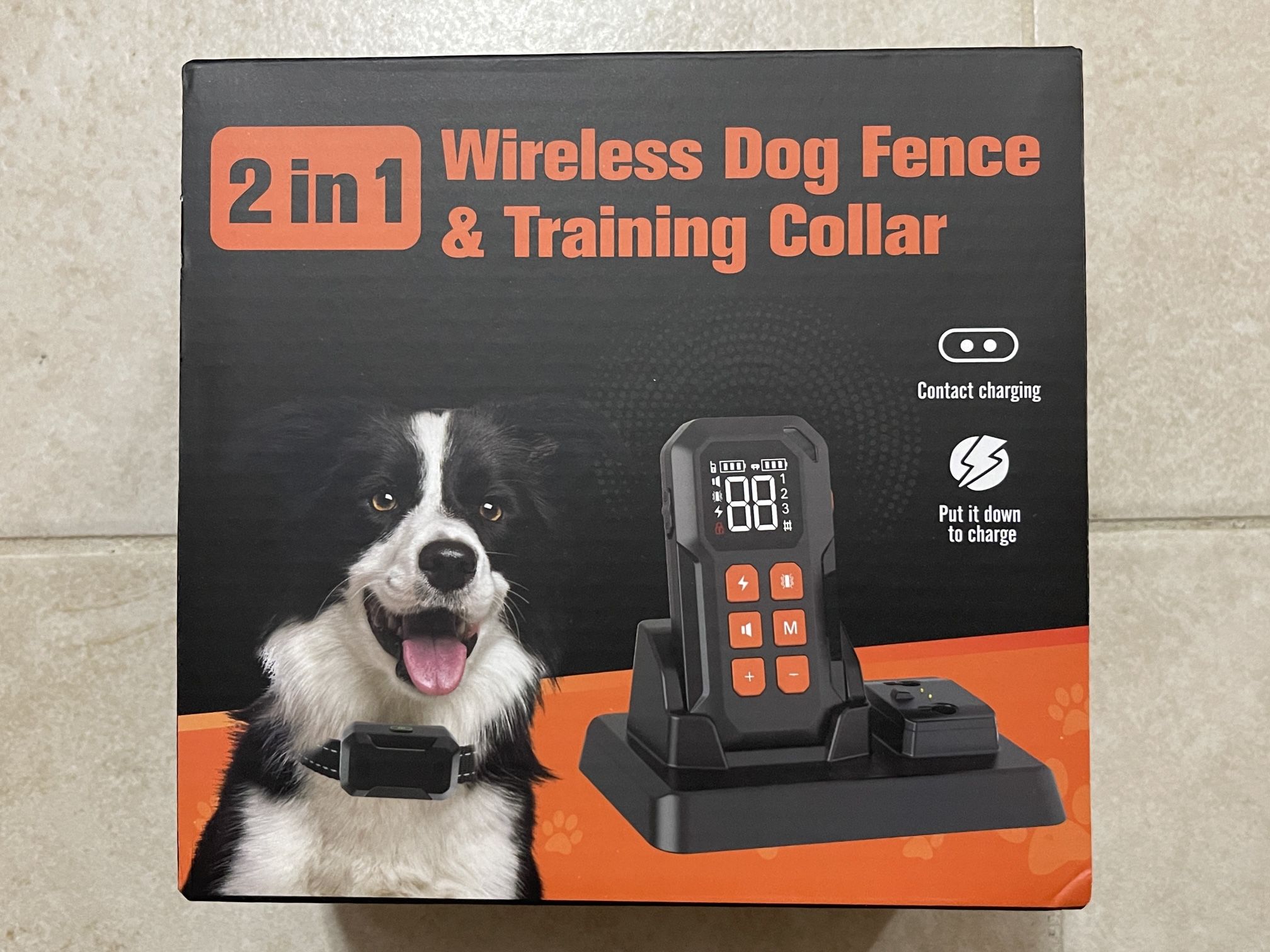 Dog Training Collar, & Wireless Dog Fence System w/ Remote Control.