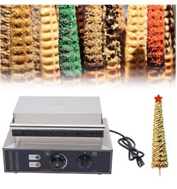 Commercial 6-Stick Electric Waffle Hot Dog Maker Machine 1550W 110V Nonstick