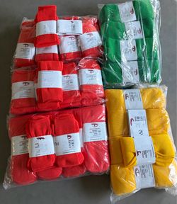Youth Soccer Socks Bulk Lot (65 Pairs)