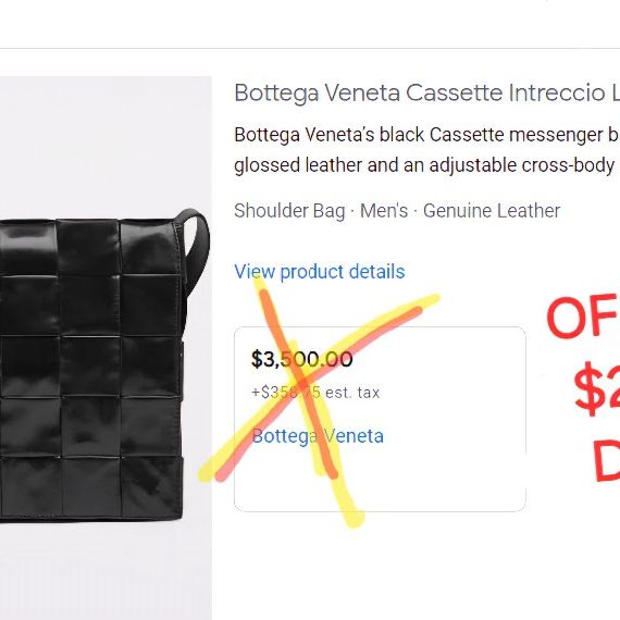 BOTTEGA VENETA Maxi Intreccio Leather Crossbody Bag