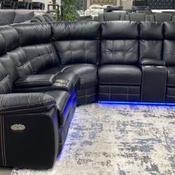 BRAND NEW! Amazon Power Sectional Recliner Set 