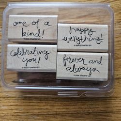 Stampin Up 2005 Mixed Greetings, Set Of 4, Never Used