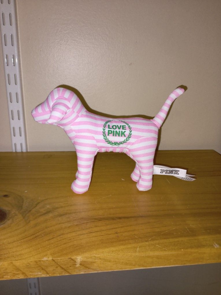 Victoria Secret Plush Dog Pink Love