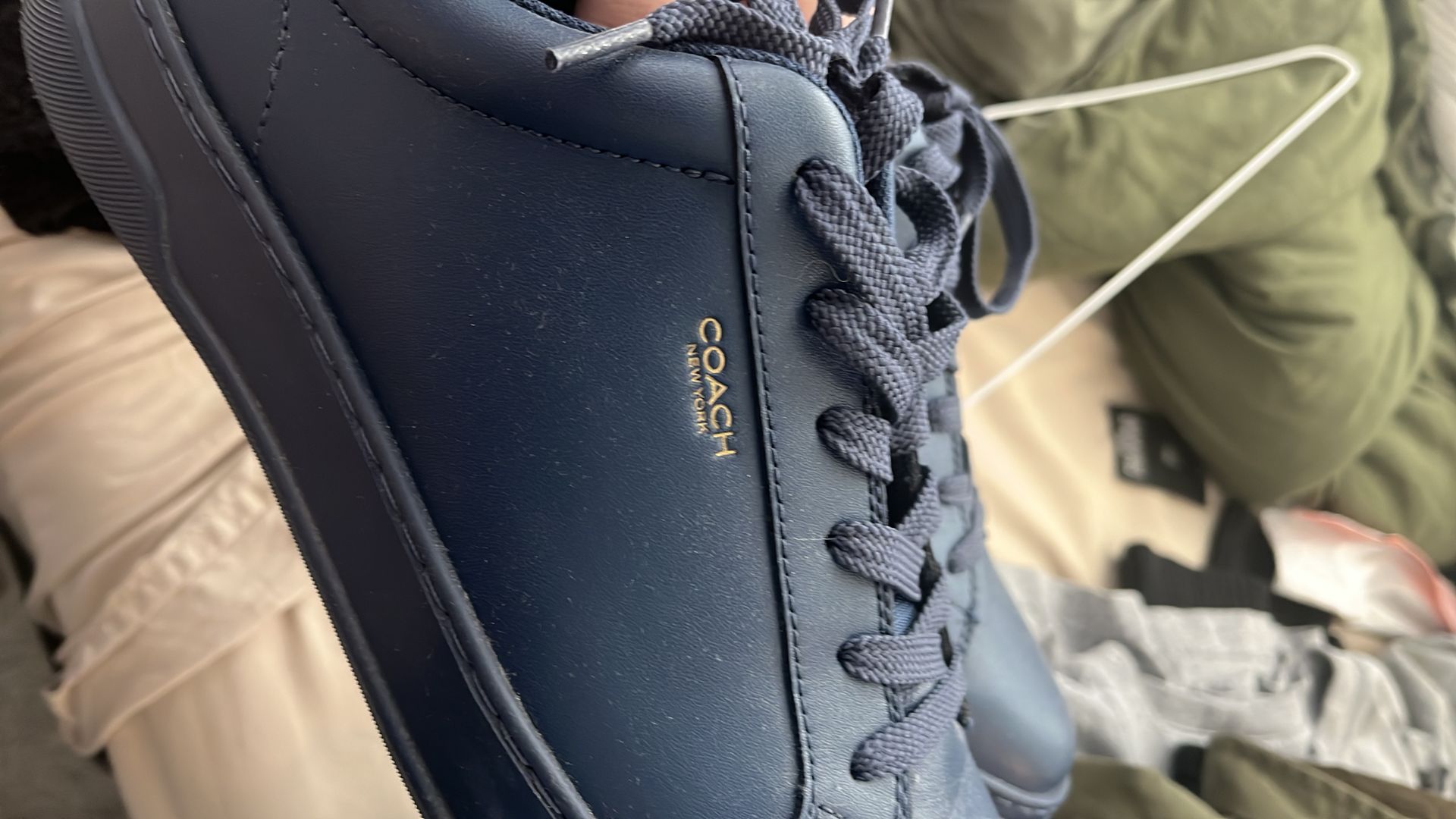 Coach shoes blue