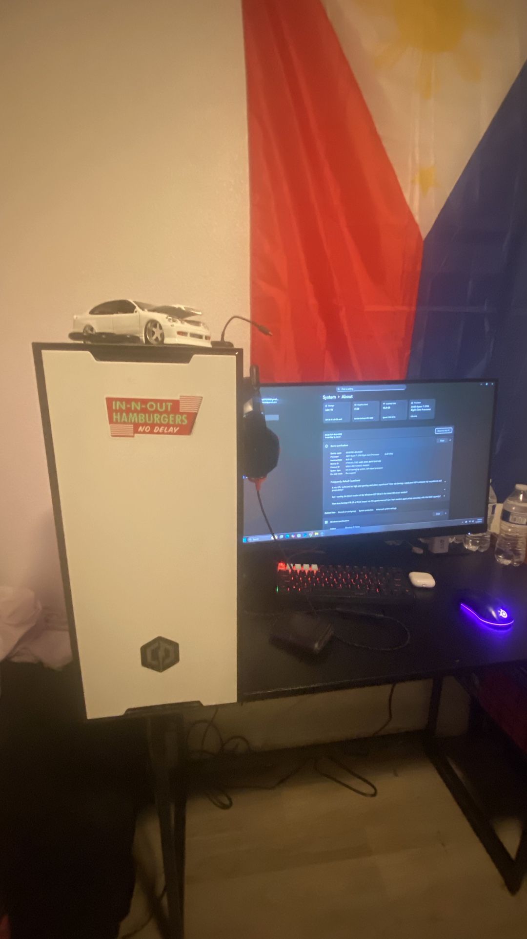 Gaming pc/computer and MSI 27’ 144hz monitor 