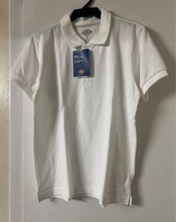 New White Dikies Size XL(18/20) (Polo Shirt )