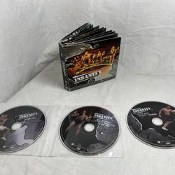 Insanity Ultimate Cardio Extreme Workout Beachbody Complete 10 Disc DVD Set Total Body Fitness Shaun T With 3 Bonus Discs Home