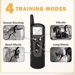 Dog Training Collar,Dog Shock Collar with Remote 1600FT Control Range ,Secure & Adjustable E-Collar for Large, Medium, Small Dogs