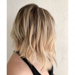 Blonde hair color