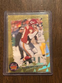 Joe Montana Gems of the Crown Football Card