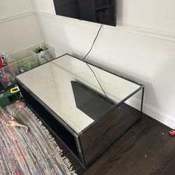 Free Restoration Hardware Mirrored Coffee Table 