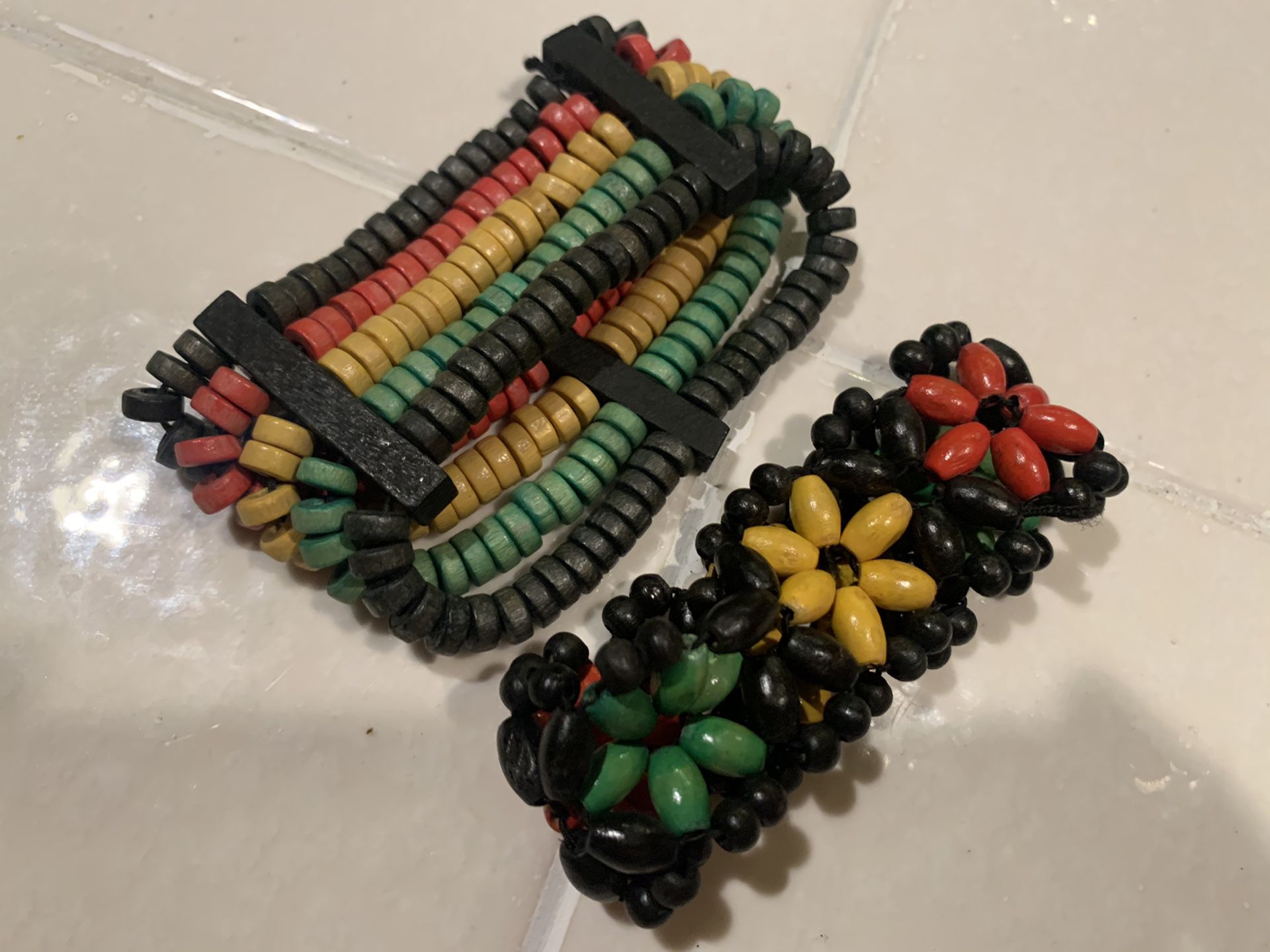 Rasta bracelets