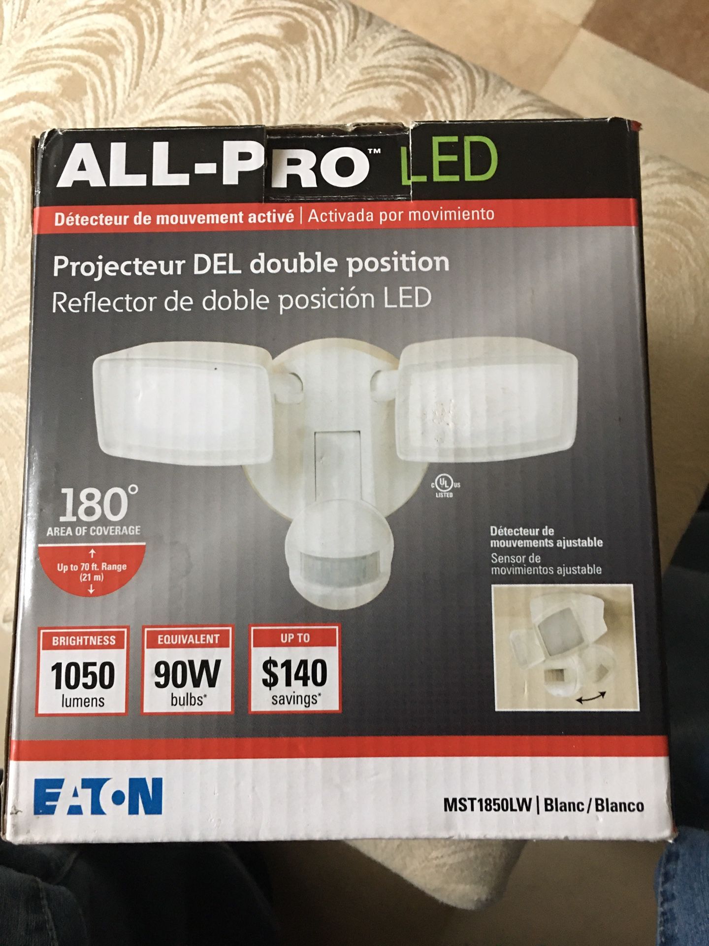 ALL-PRO LED ( motion sensor security lights)