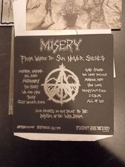 Misery test press 2×LP.