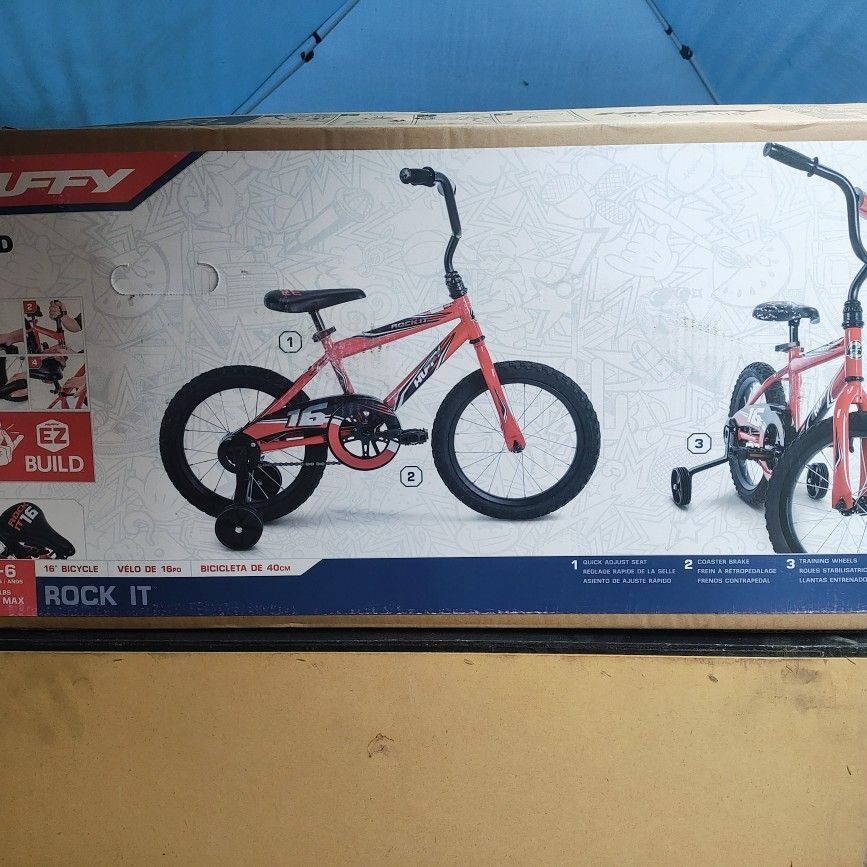 Huffy 16 rock it inground boys bike