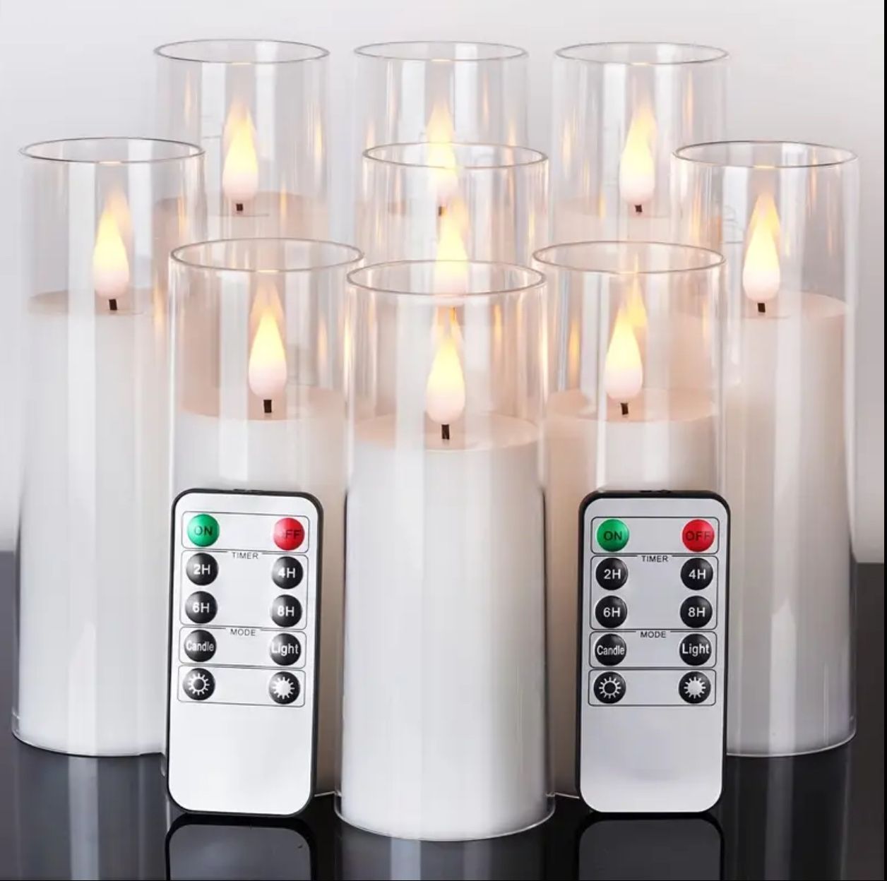 18 Flickering LED Candles For Wedding or Special Event Decoration, Reception, Anniversary