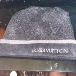 Black Louis Vuitton Beanie