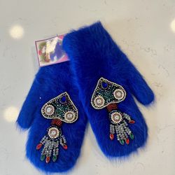 Holiday Blinged Mittens 