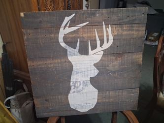 Deer hanging wall decor