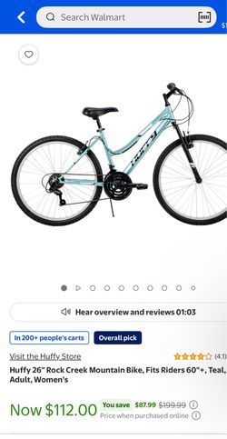Black huffy bike(with lock and key) for sale